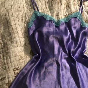 Lavender and teal Victoria Secret body slip!